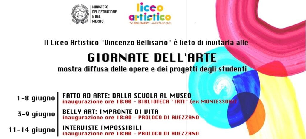 Giornate arte Liceo Artistico di Avezzano